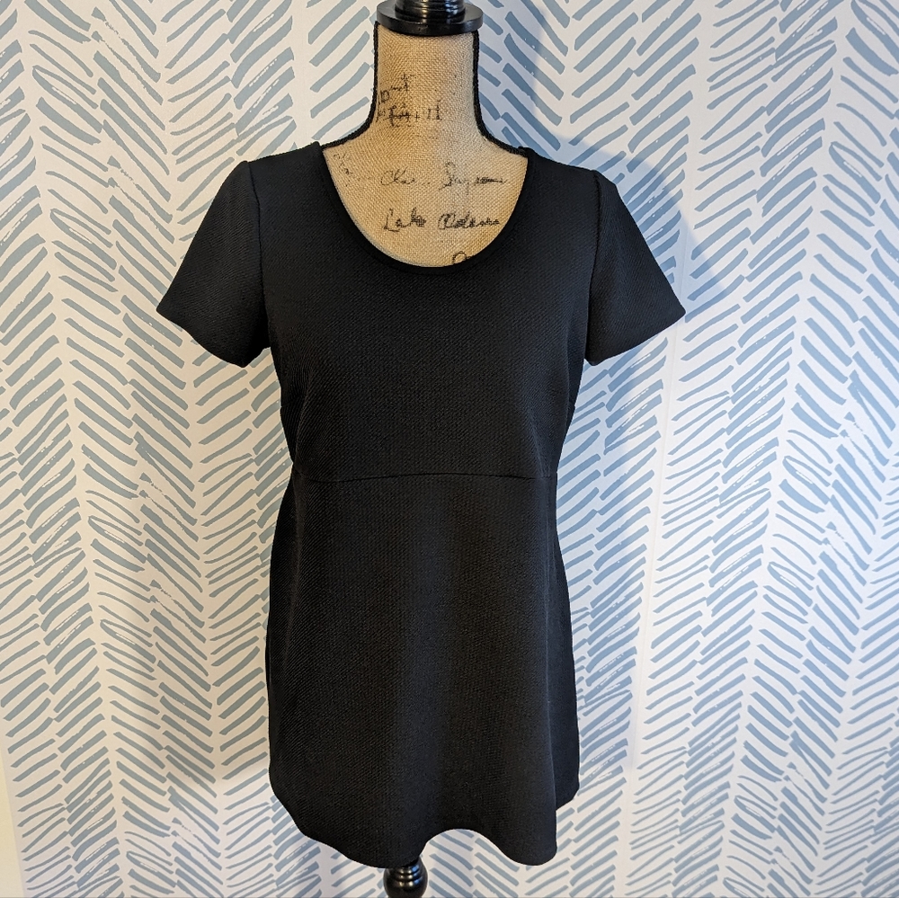 Motherhood Maternity Black Polyester Blouse
